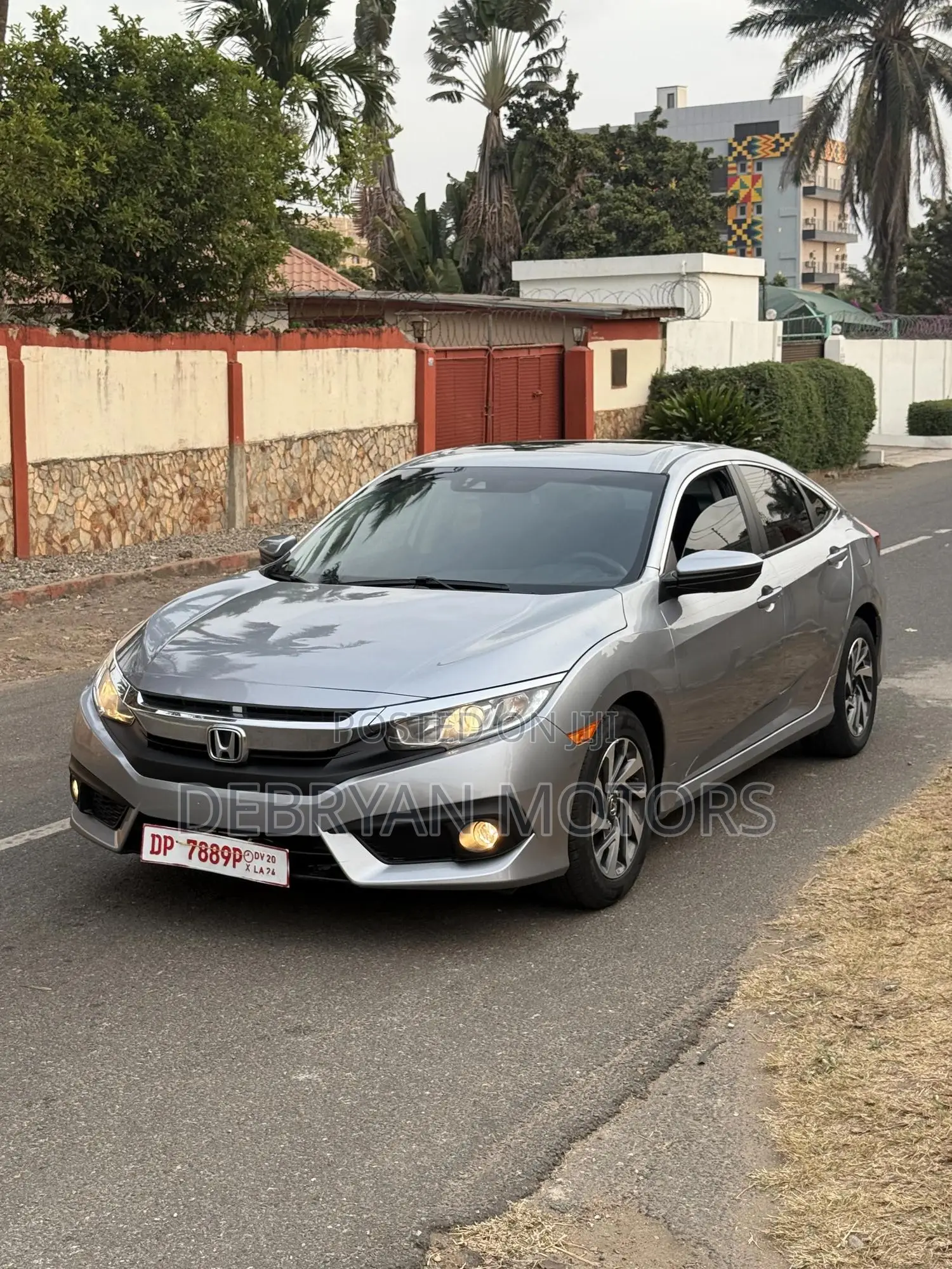 Honda Civic EX Sedan 2018 Silver