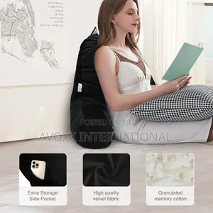 SUNSIDE Kitty Reading Pillow for Sitting in Bed