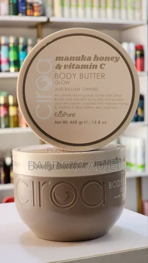 CIROA Manuka Honey Vitamin C Body Butter Glow (15.8 Oz)