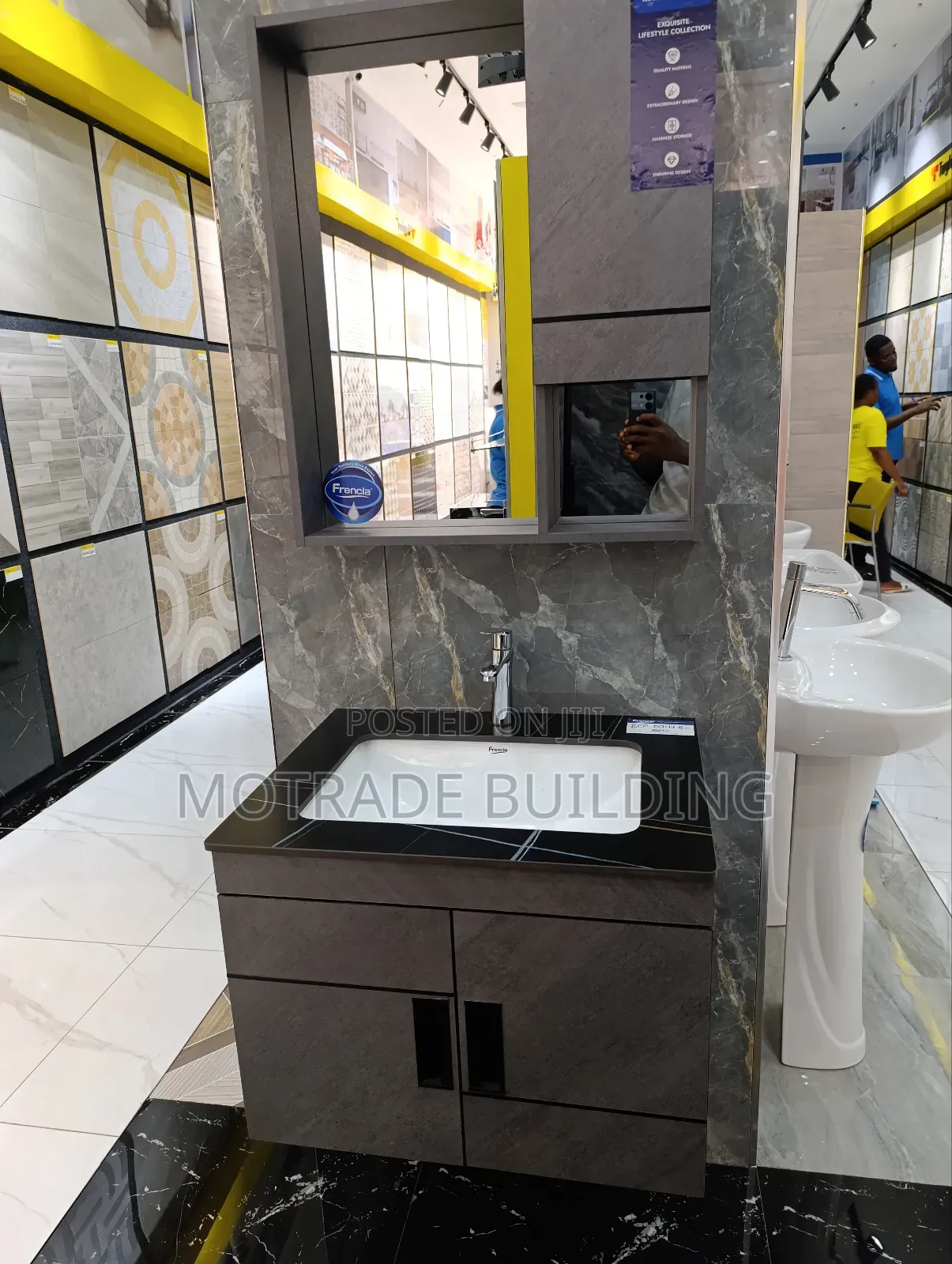 Frencia Cabinet Basin (Marble Design)