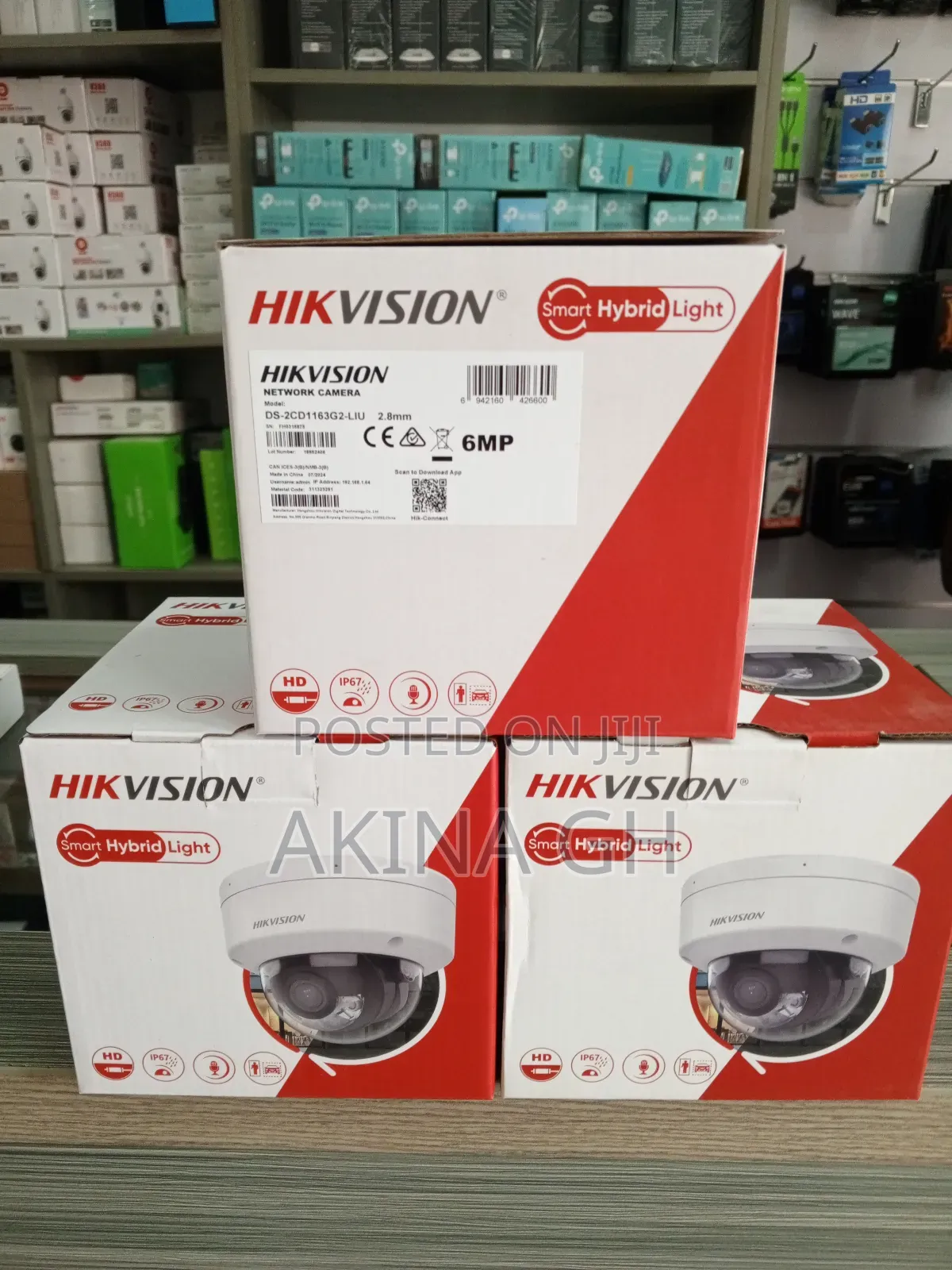 Hikvision 6 Mp Smart Hybrid Colorvu Dome Network Camera