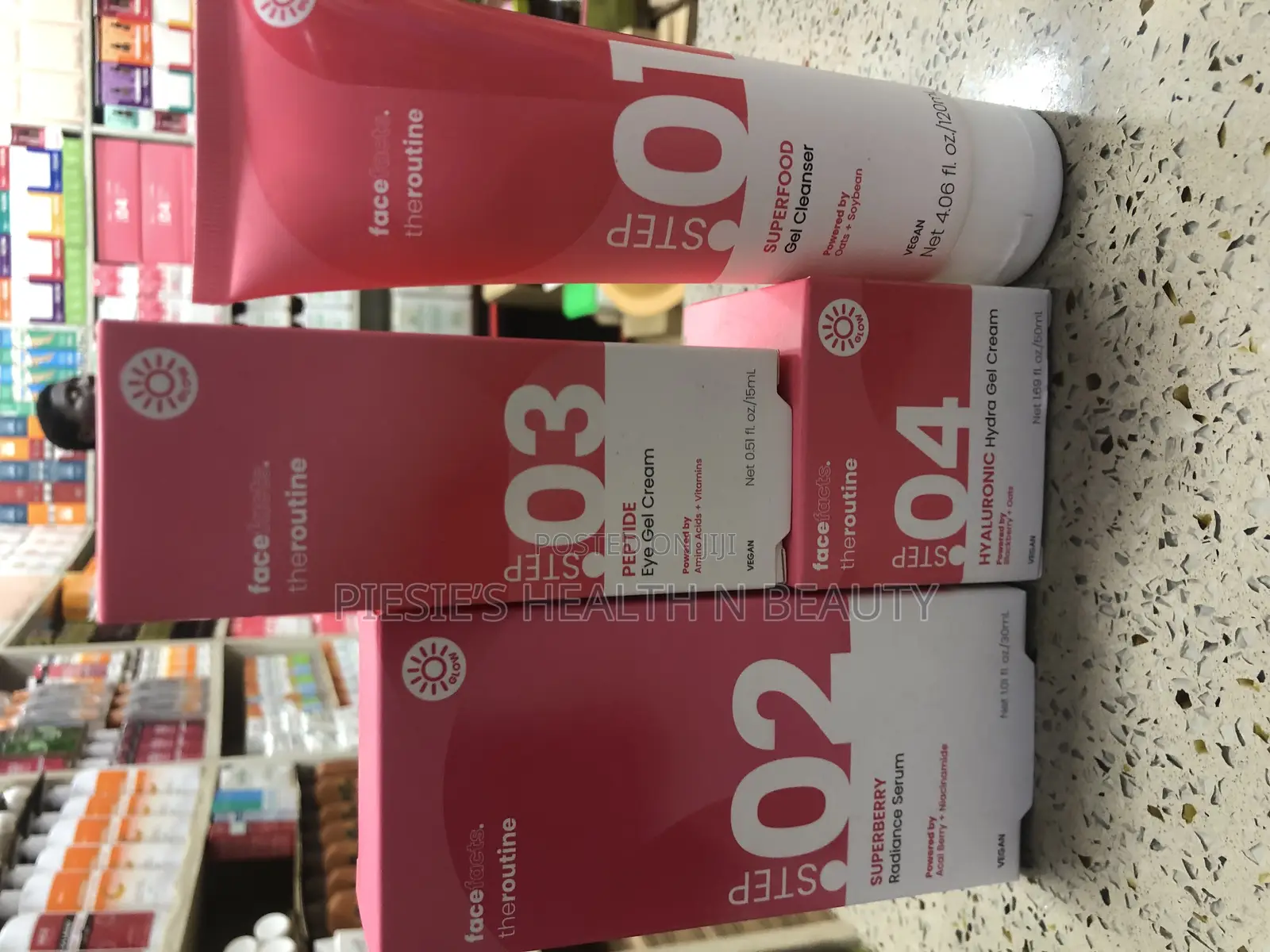 Face Facts, the Glow Routine Set 01,02,03 04