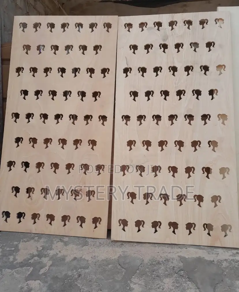 CNC Cutting Pattern Cut on Plywood
