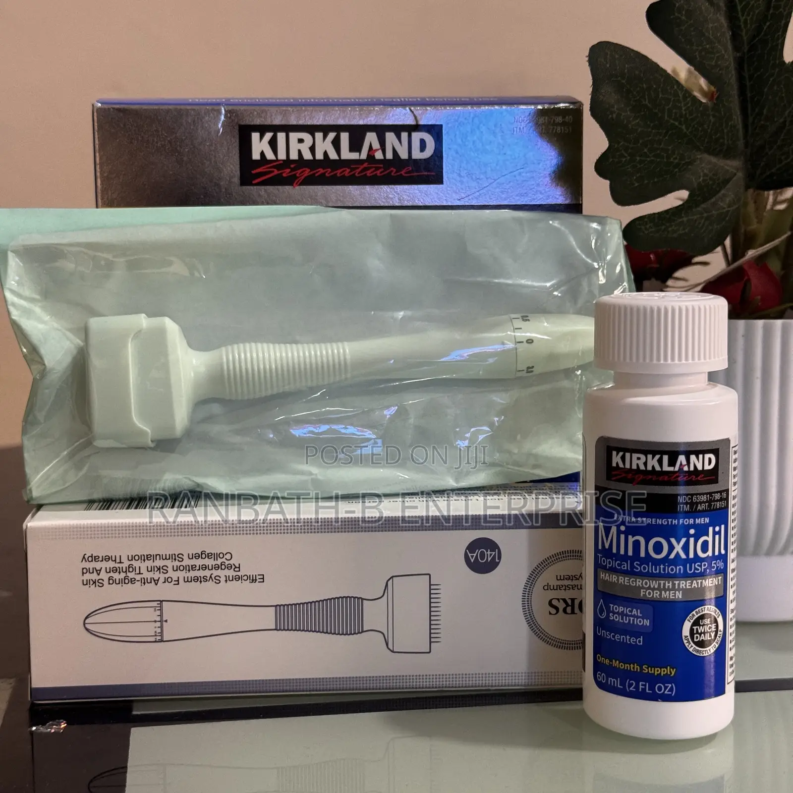 5% Minoxidil Kirkland Plus Adjustable Derma Stamp Combo