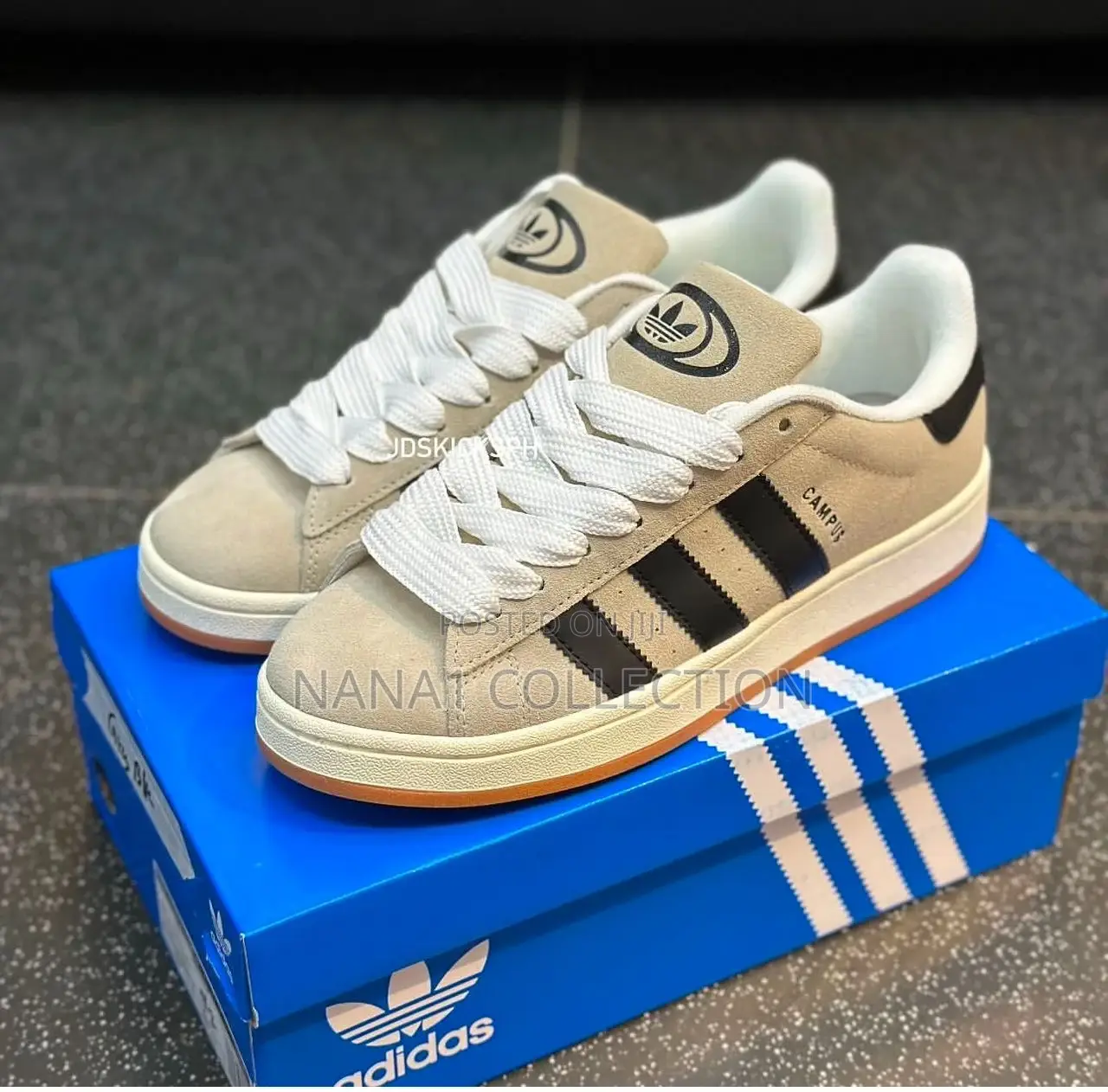 Adidas Campus Black White