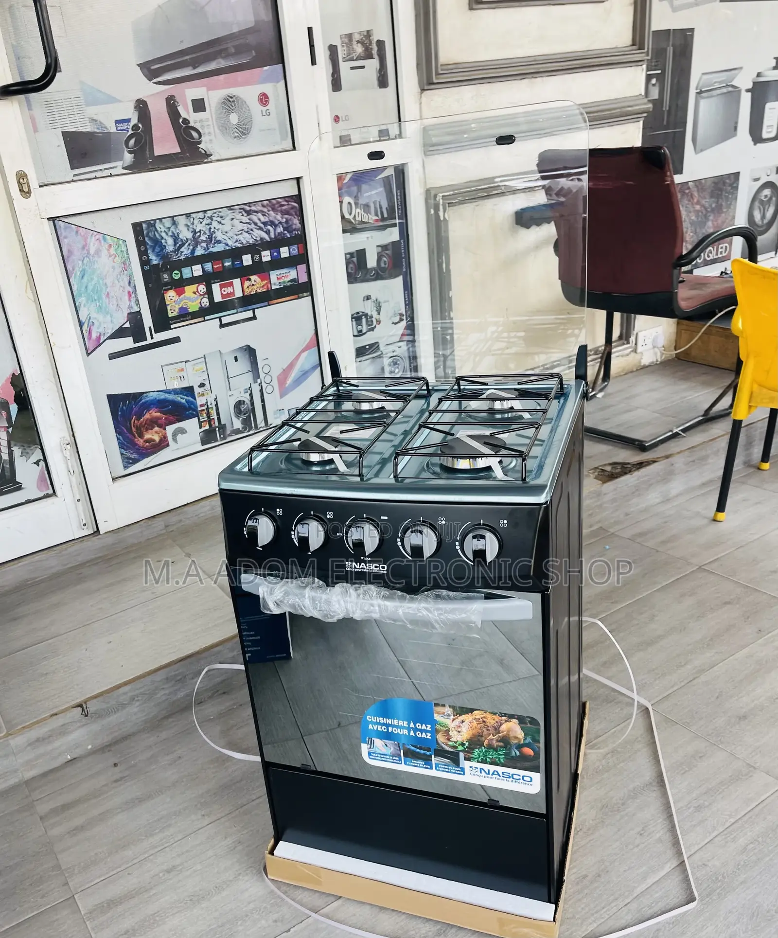 Fast Cooking Nasco 4 Gas Burner With Oven and Grill.