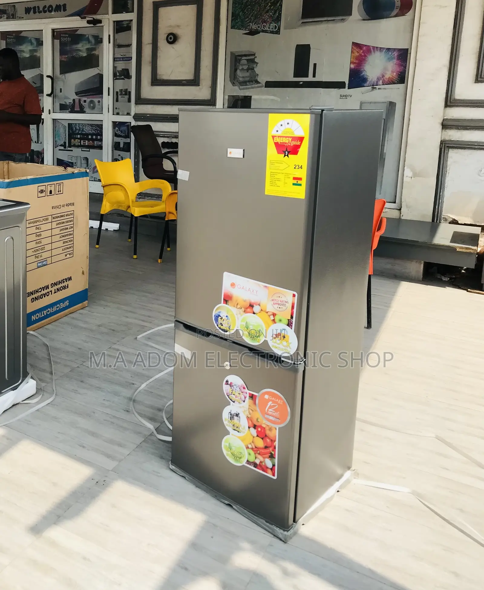 Energy Sufficient Galaxy Double Door Fridge(Glx-200bg)