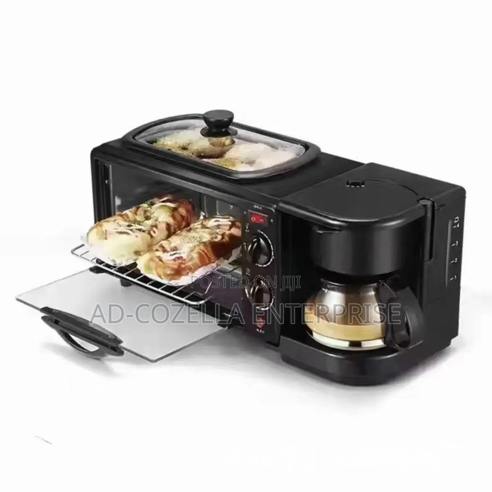3 in 1 Breakfast Maker With Pan Cover
