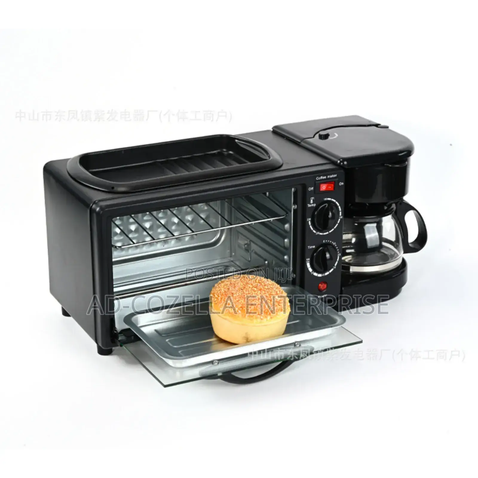 3 in 1 Breakfast Maker With Pan Cover
