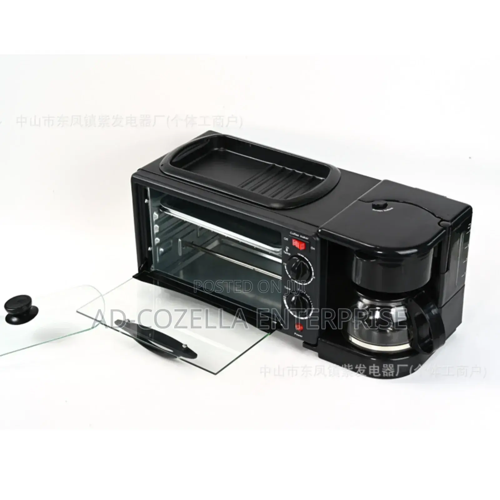 3 in 1 Breakfast Maker With Pan Cover