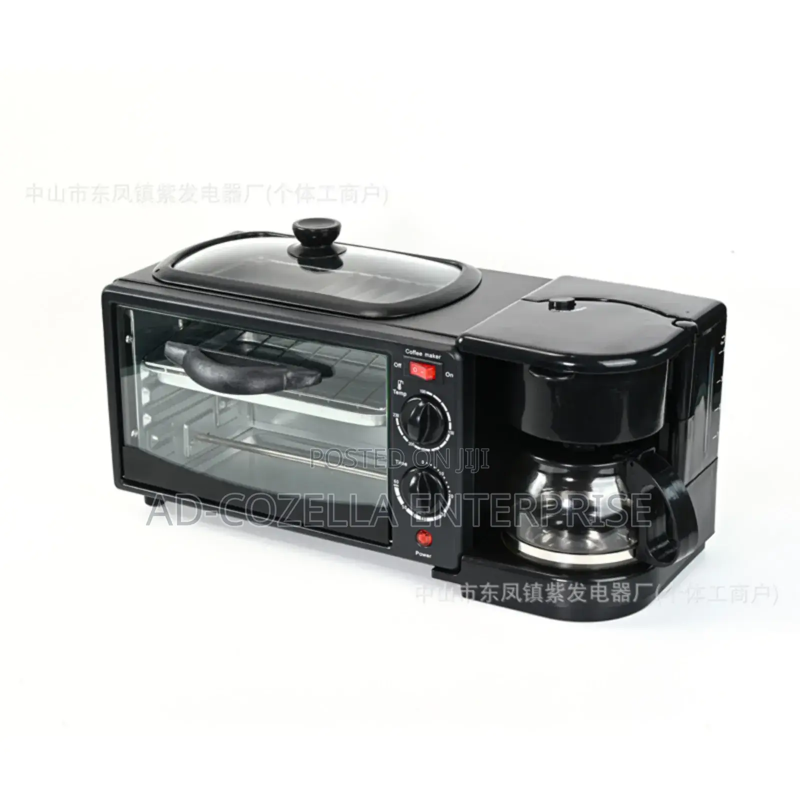 3 in 1 Breakfast Maker With Pan Cover