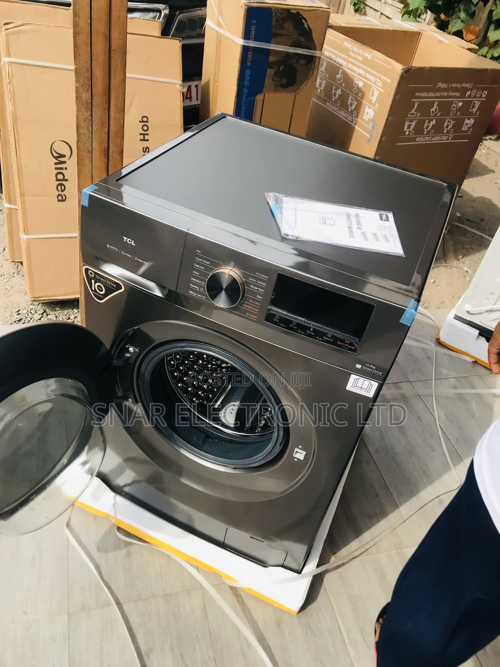 Brand New TCL-10.5kg Washing Machine Front-Load-Inverter