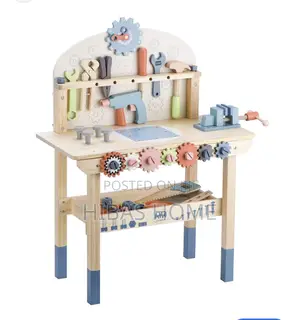 Kids/Children Role Play Tool Wooden Bench With Accessories