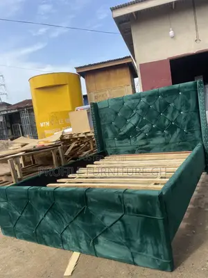 Quality Fabric Bedframe (Double)//Free Delivery