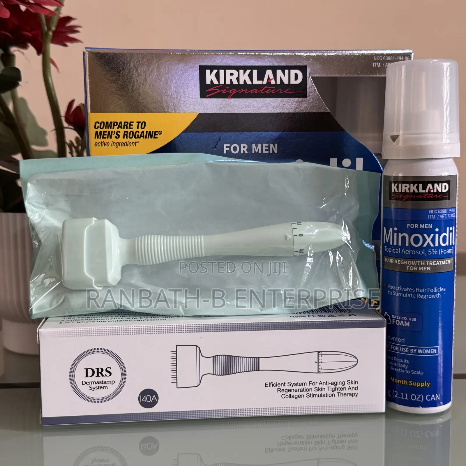 KIRKLAND Spray Plus Adjustable DERMA Stamp Combo