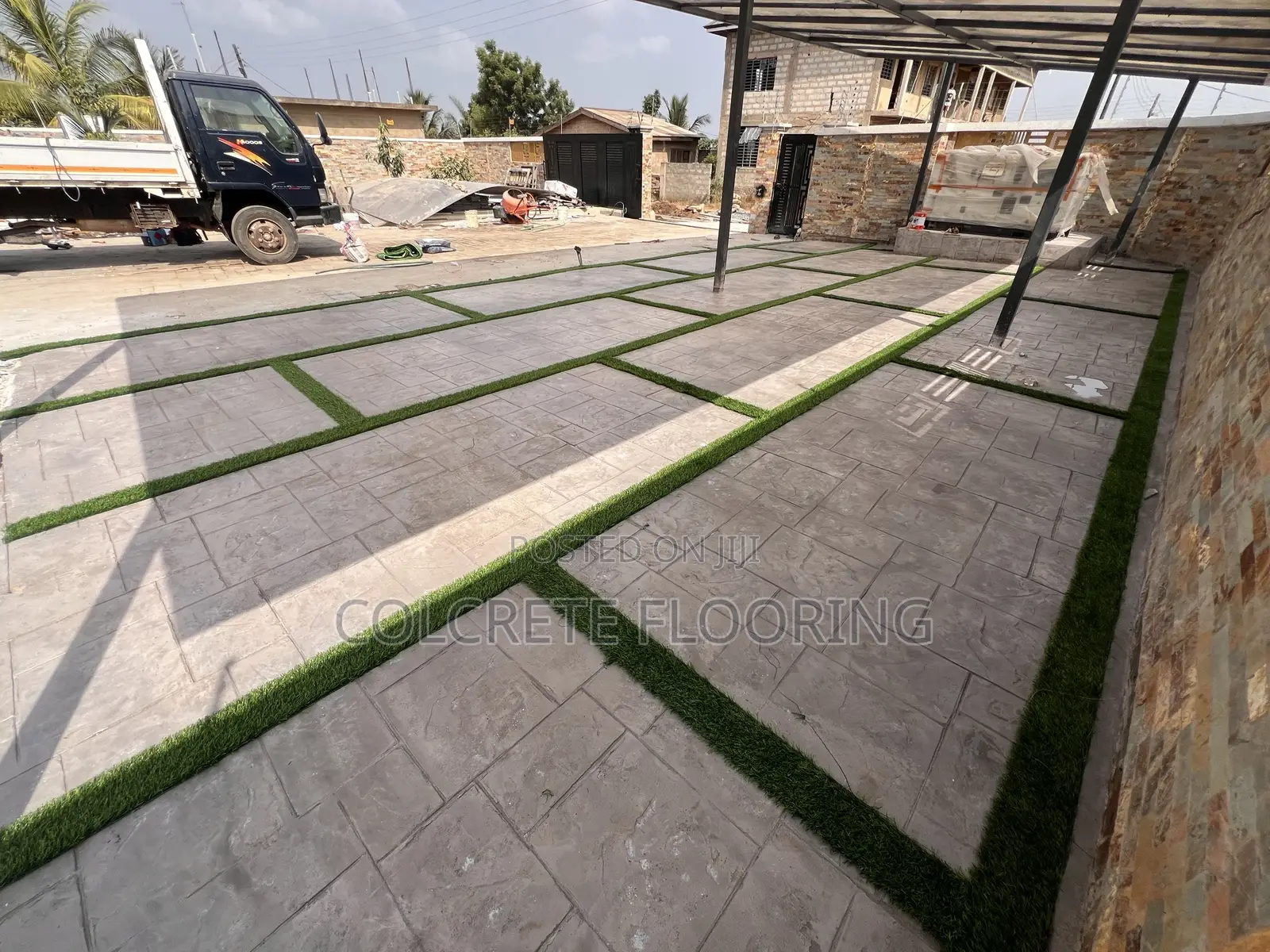 Decorative Car Port Flooring