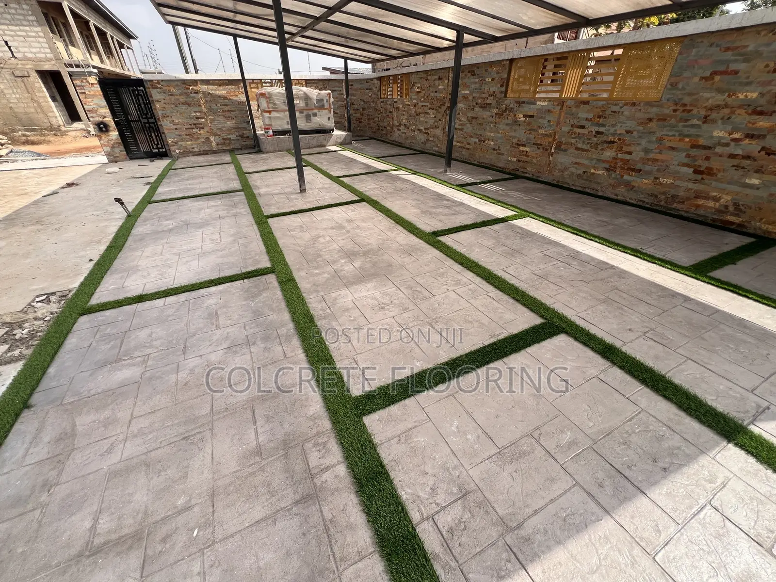 Decorative Car Port Flooring