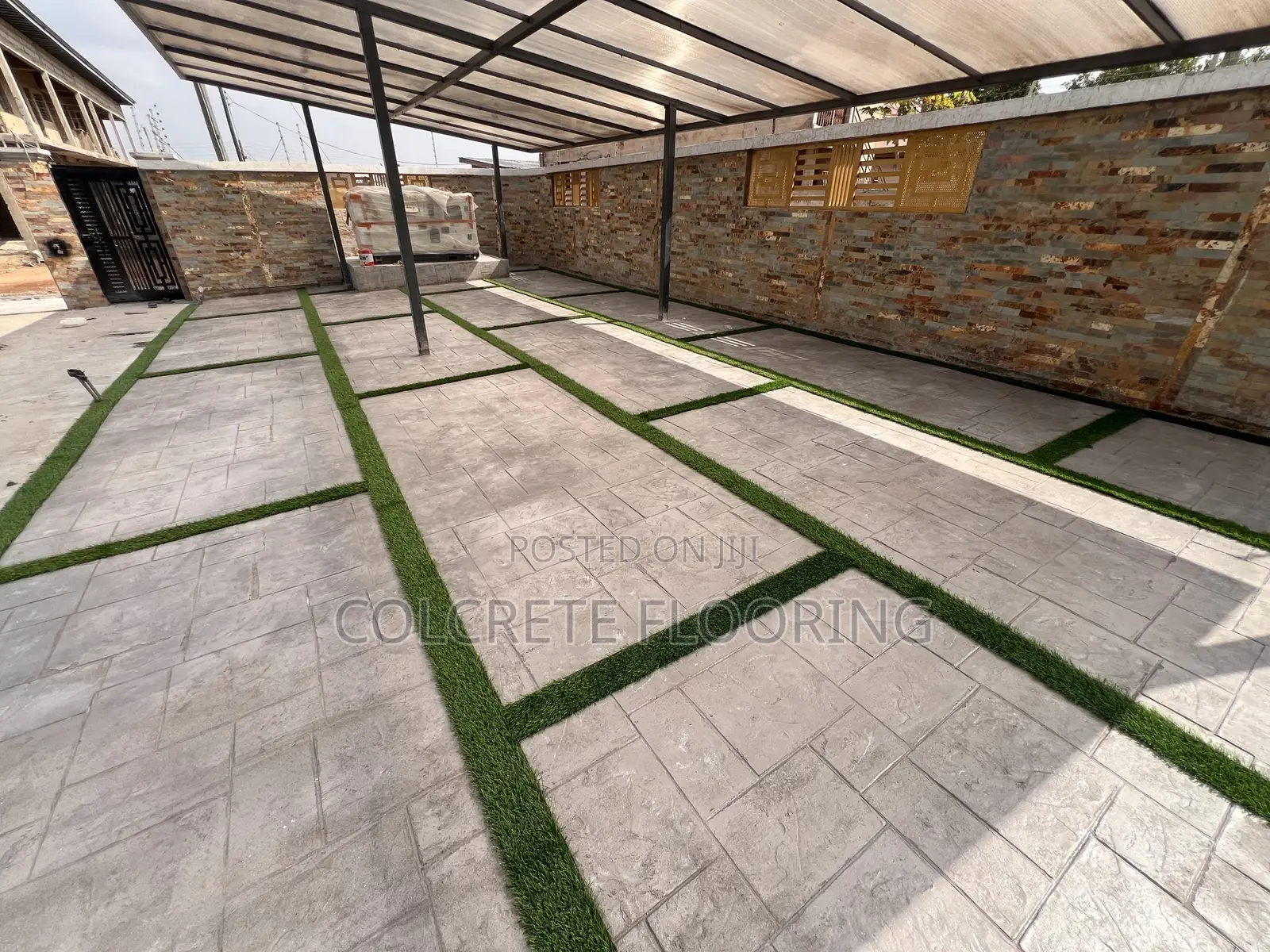 Decorative Car Port Flooring