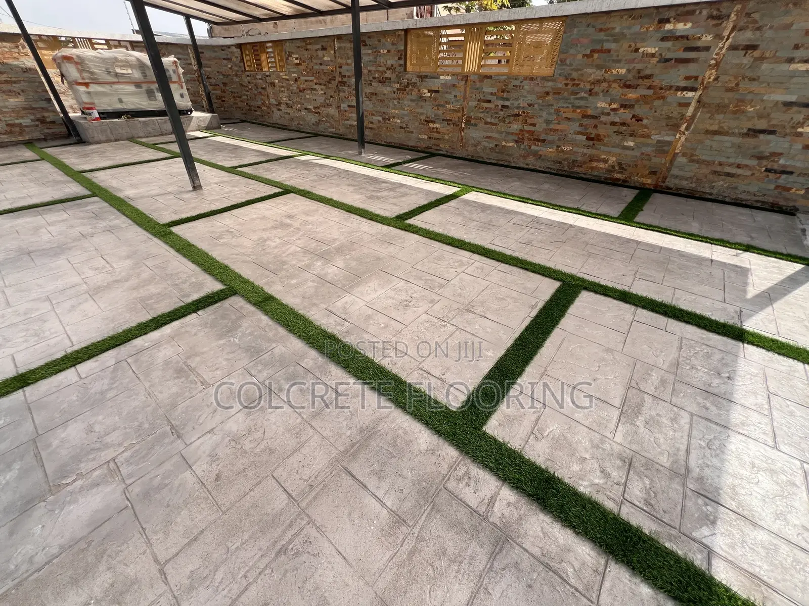 Decorative Car Port Flooring