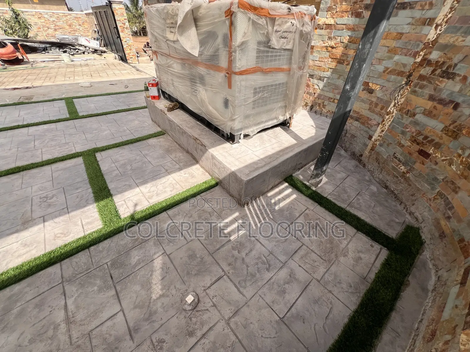 Decorative Car Port Flooring