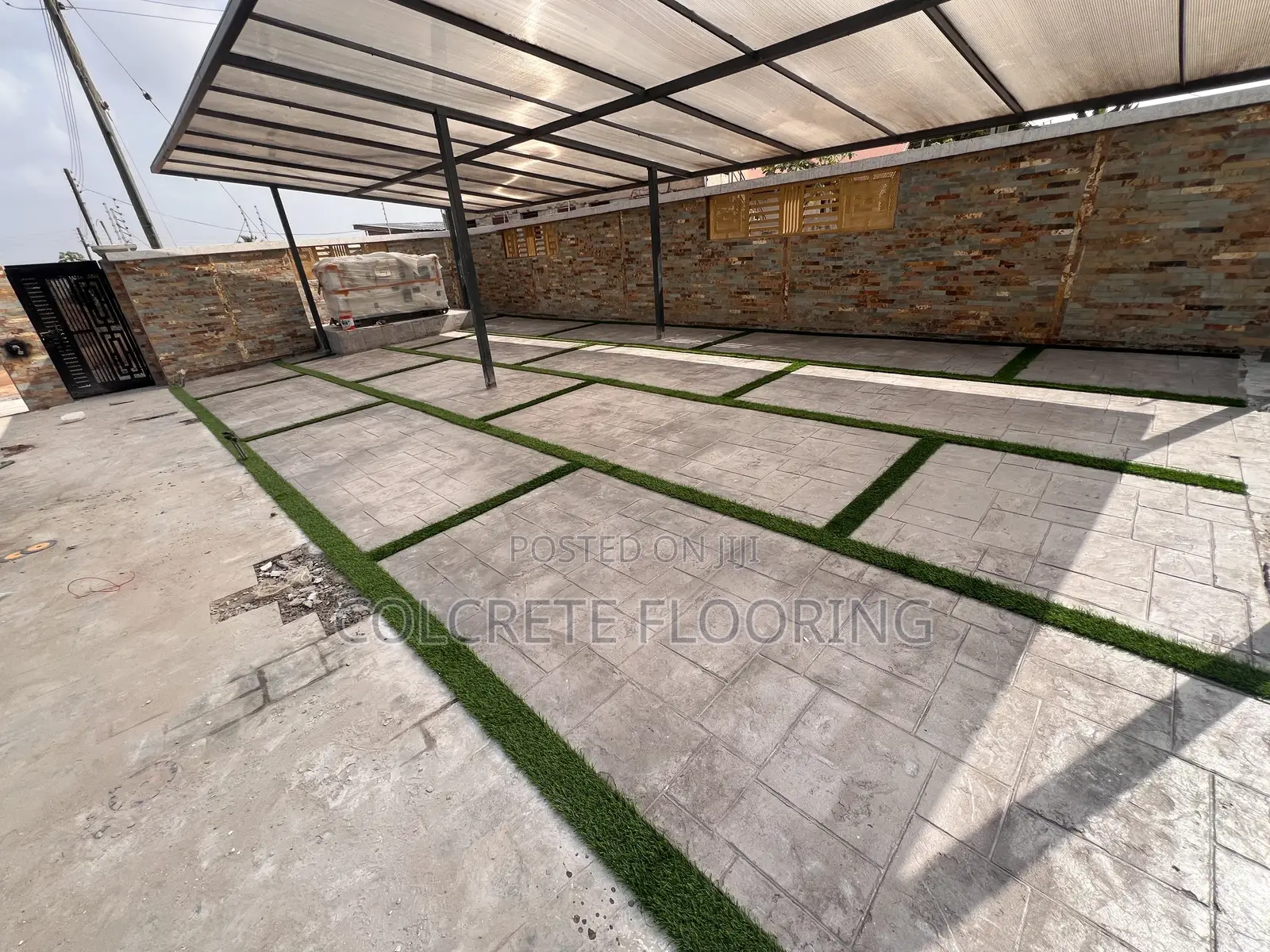 Decorative Car Port Flooring
