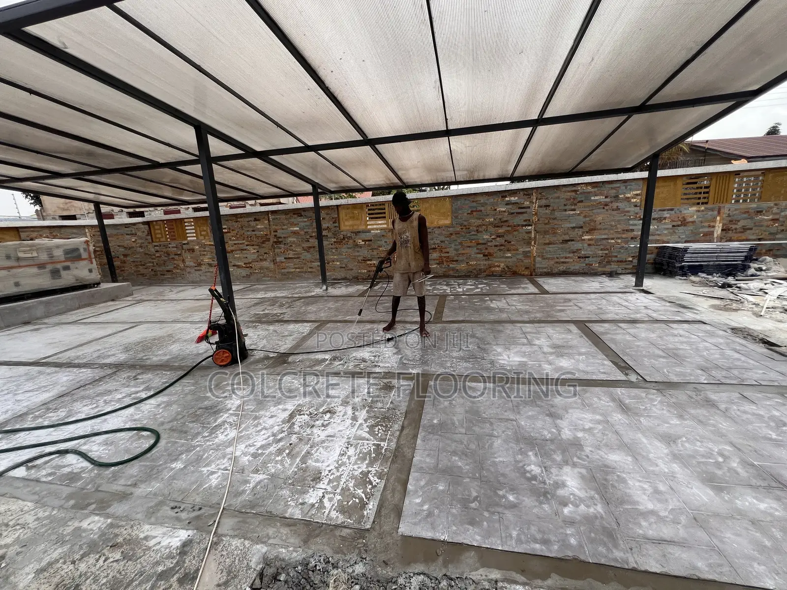 Decorative Car Port Flooring
