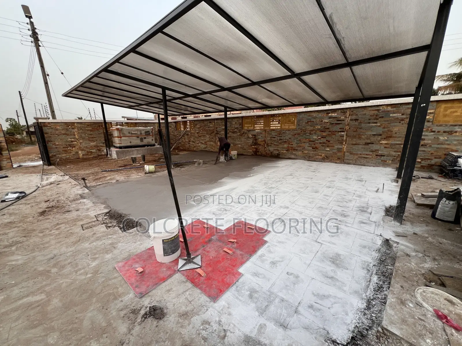 Decorative Car Port Flooring