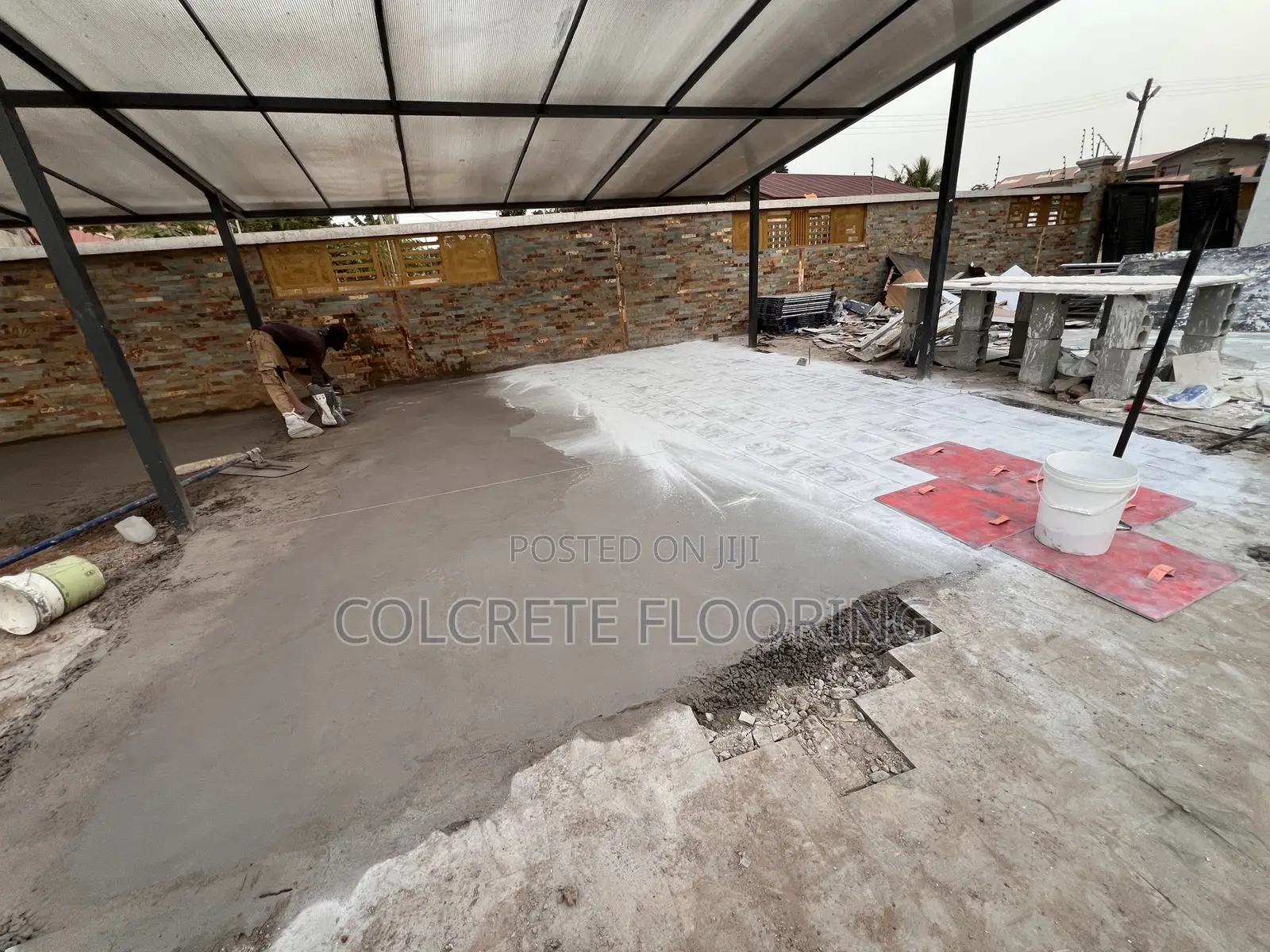 Decorative Car Port Flooring