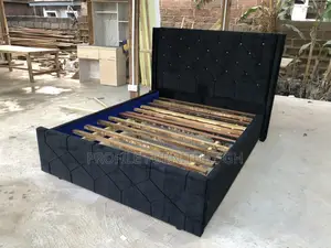 Double Black Bedframe// Free Delivery
