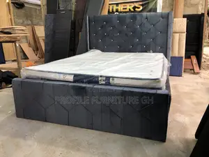 Mattress With Bedframe (54x75 Double)//Free Delivery