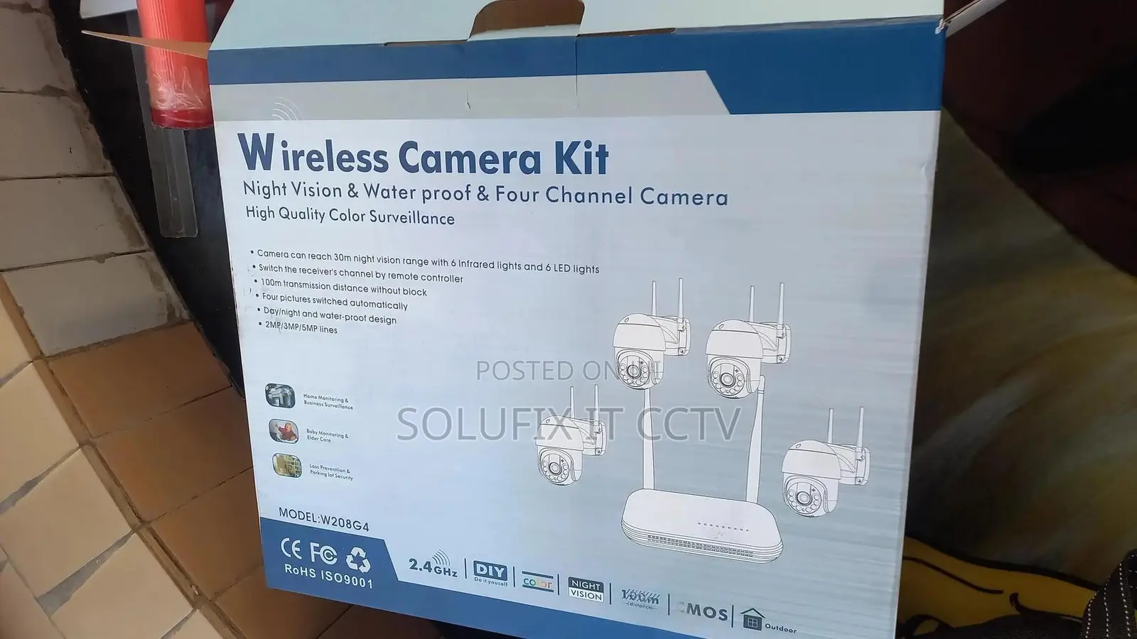3mp Ip 8ch Nvr Camera Kit