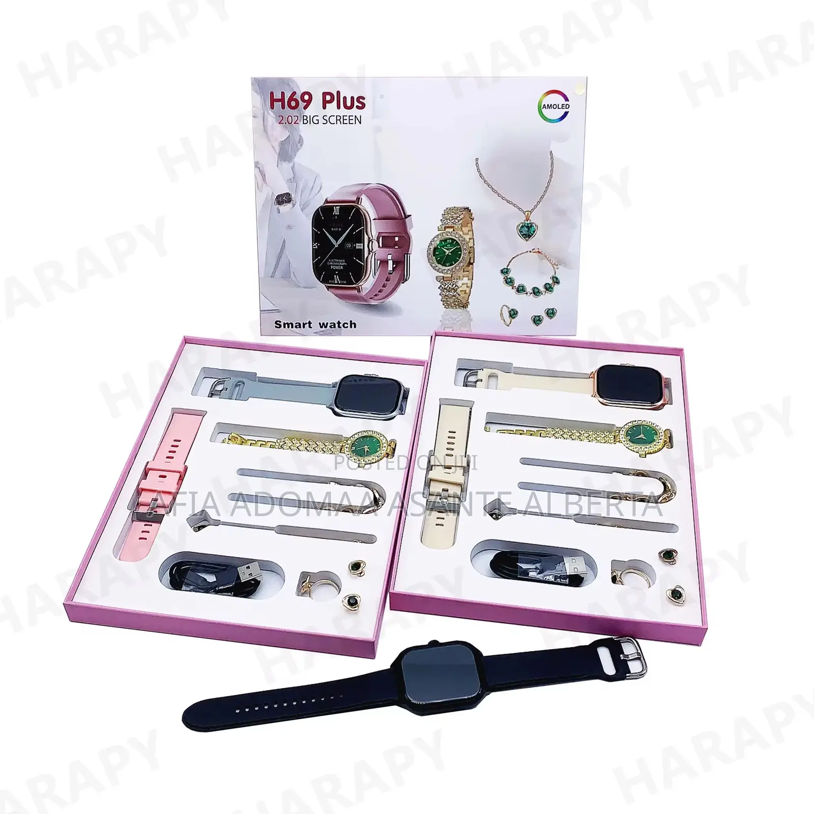 H69plus Smart Watch Hi Watch Series 9 TWS Wireless 9 in 1