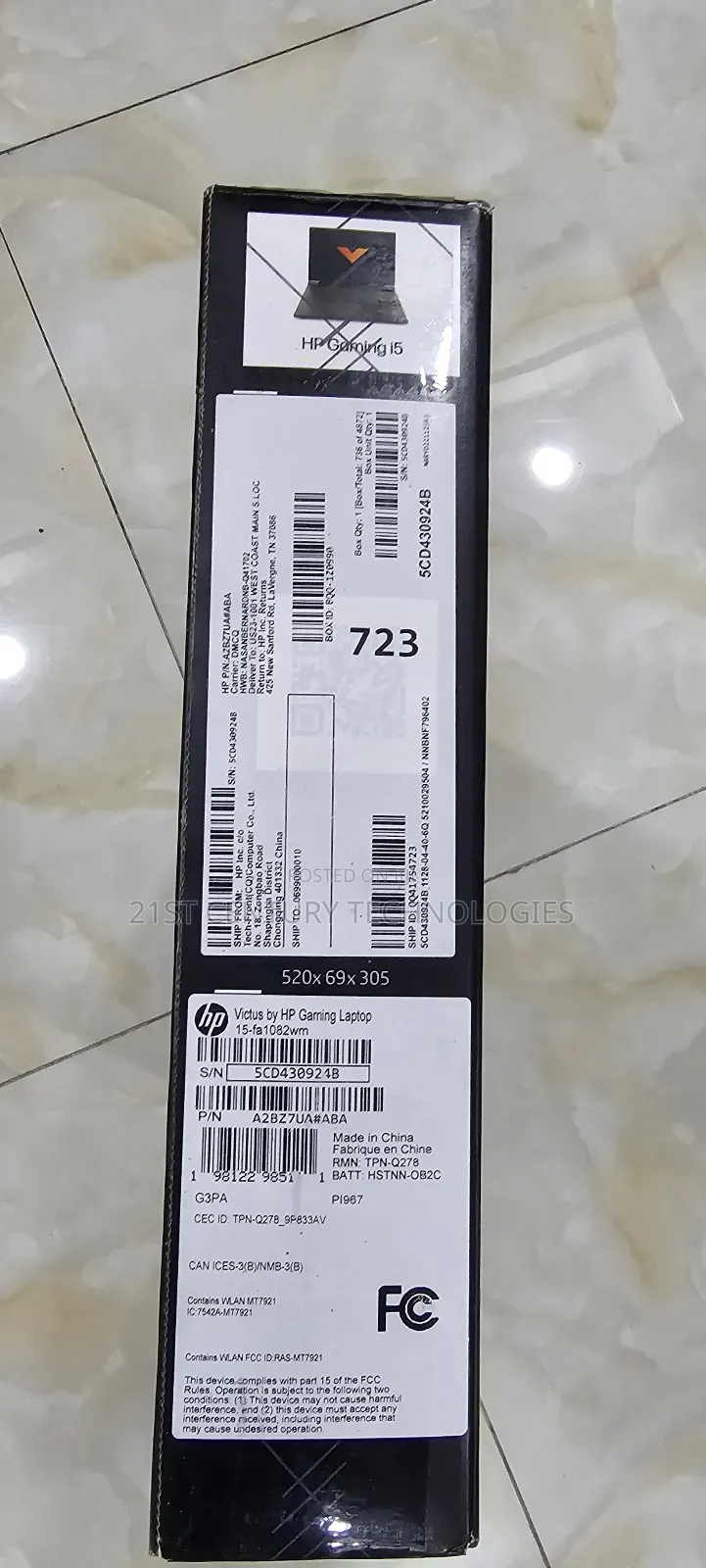 New Laptop HP Victus 15 16GB Intel Core i5 SSD 512GB