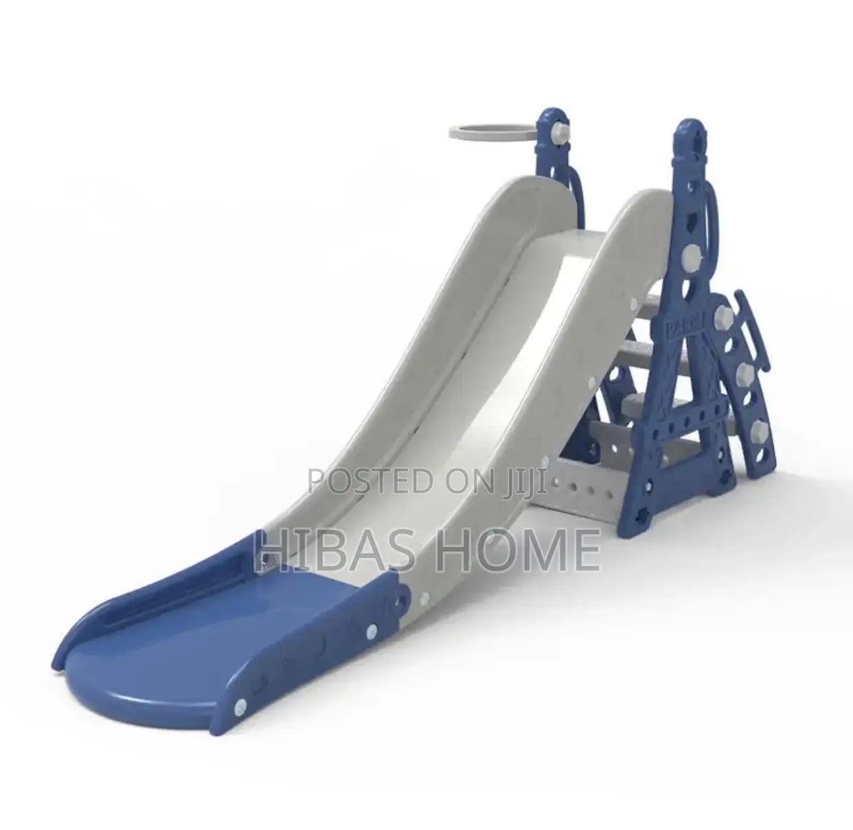Children Big Size Slide With Basketball Hoop 157x69x119cm