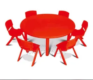 Study Table Kids Round Shape