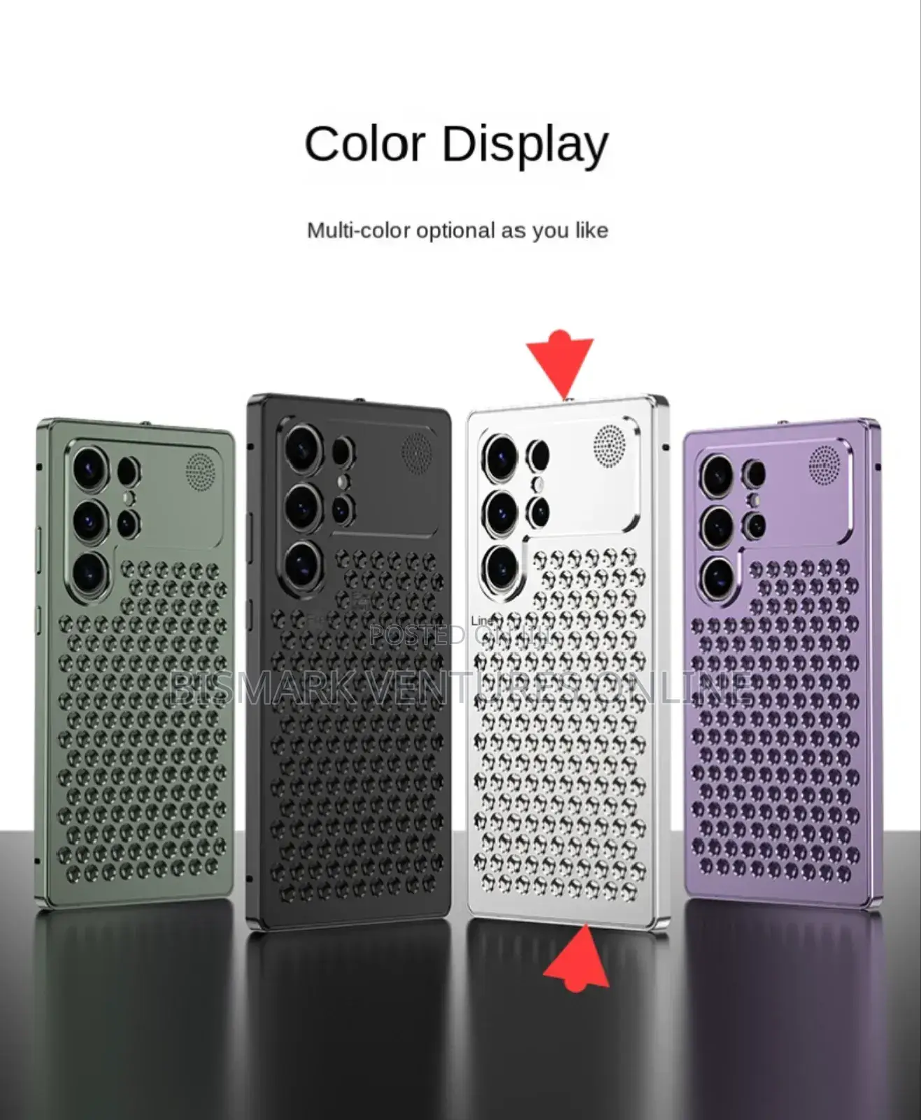 Samsung Galaxy S24/S25 Ultra Aluminum Metal Phone Case
