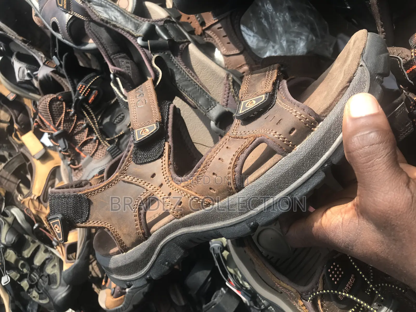Quality Leather Cross Sandals Available