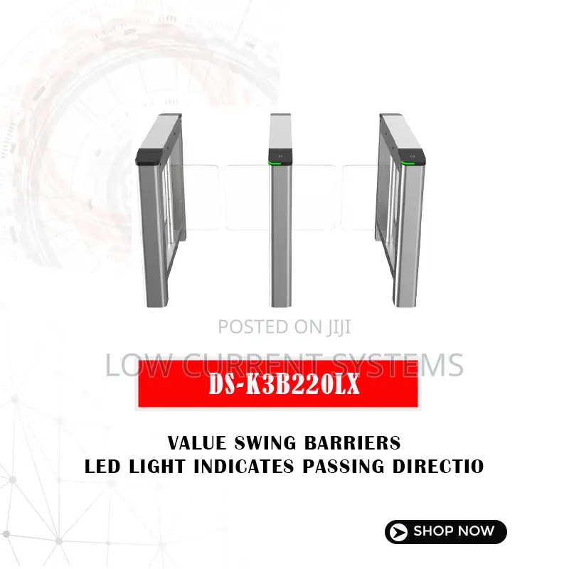 Hikvision Value Swing Barriers Access Control Gate IP Networ