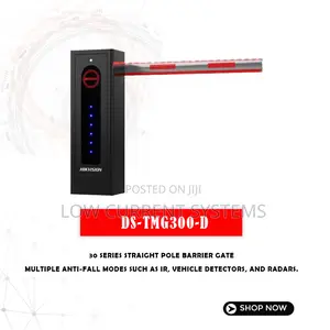 Hikvision Straight Pole Barrier Gate Vehicle Detectors Ip