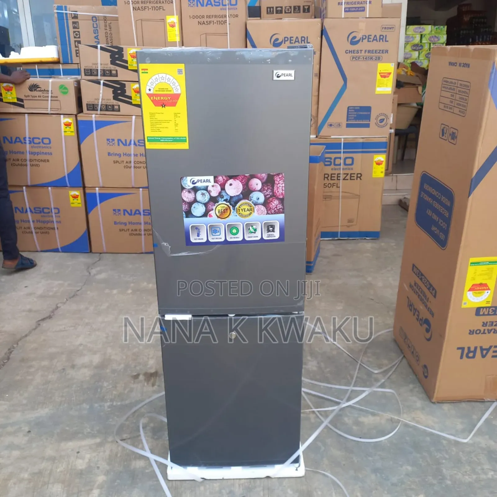 Bottom Freezer Pearl_157litres Double Door Fridge