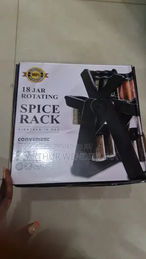 Rotating Stylish Spice Rack