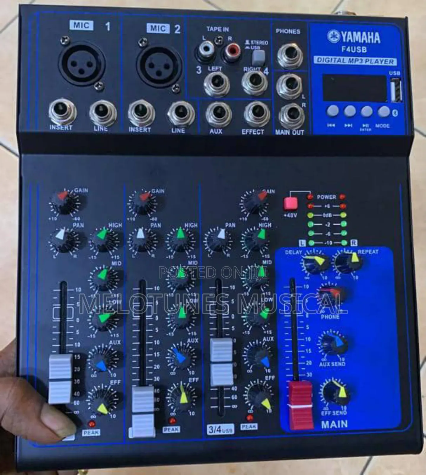 Yamaha F4-Usb 4 Channel Stage Mixer