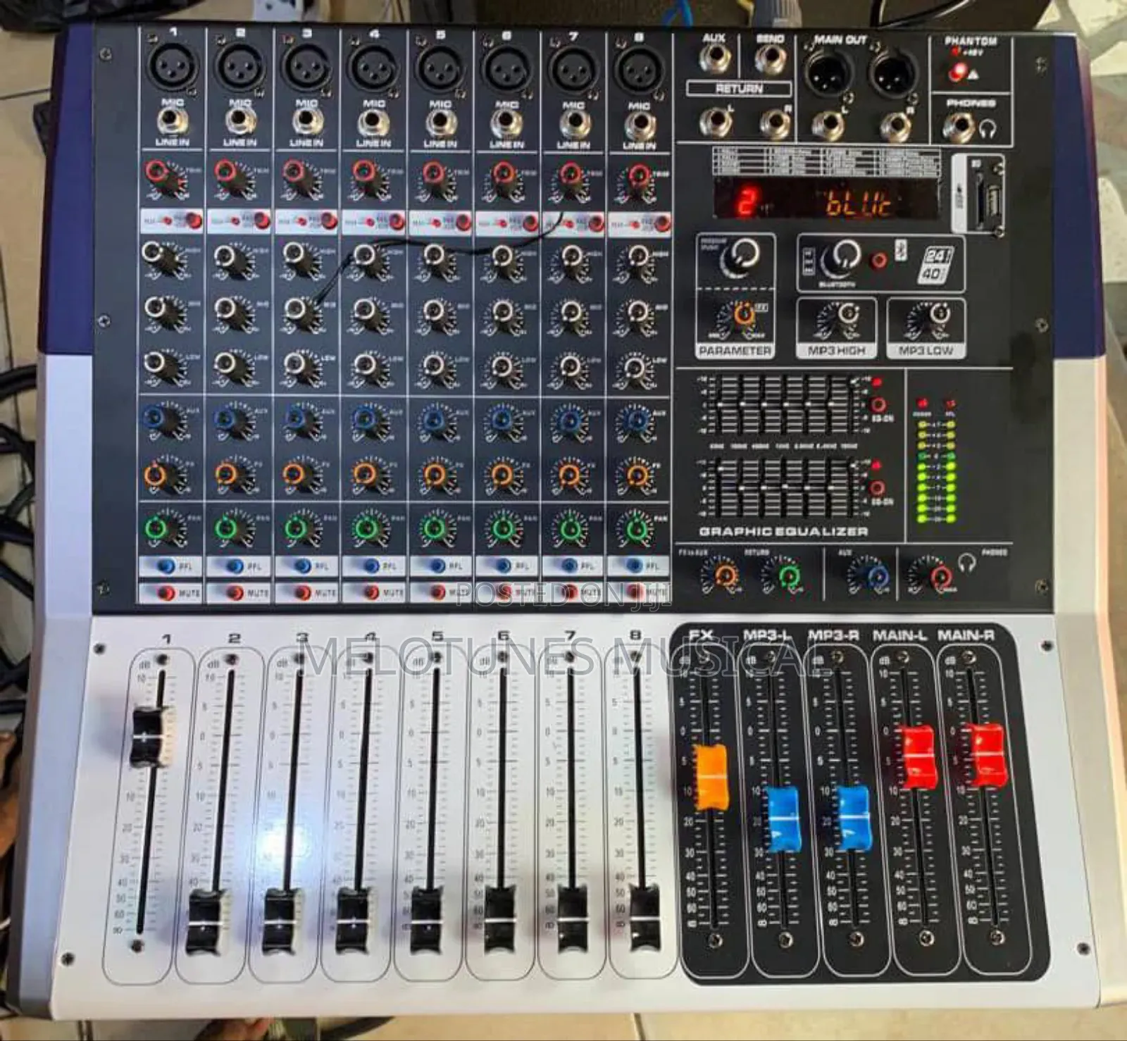 Yamaha KV80 8-Channel Powered Mixer