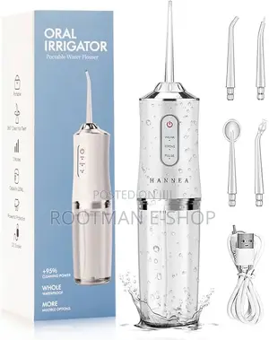 Portable Dental Water Flosser With 4 Jet 3 Modes 360 Degree
