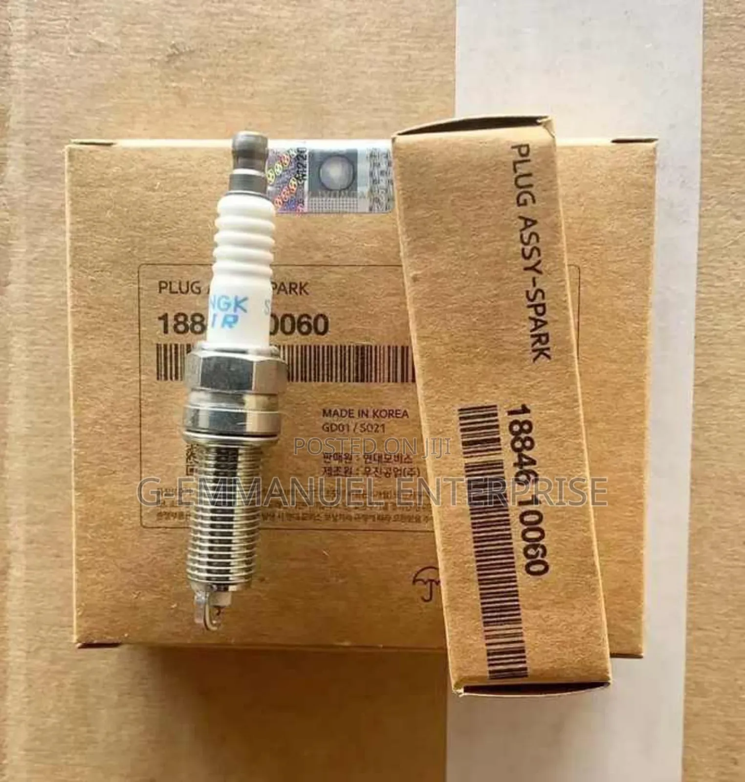 Hyundai I10 2012-13 Spark Plugs Original Korean.
