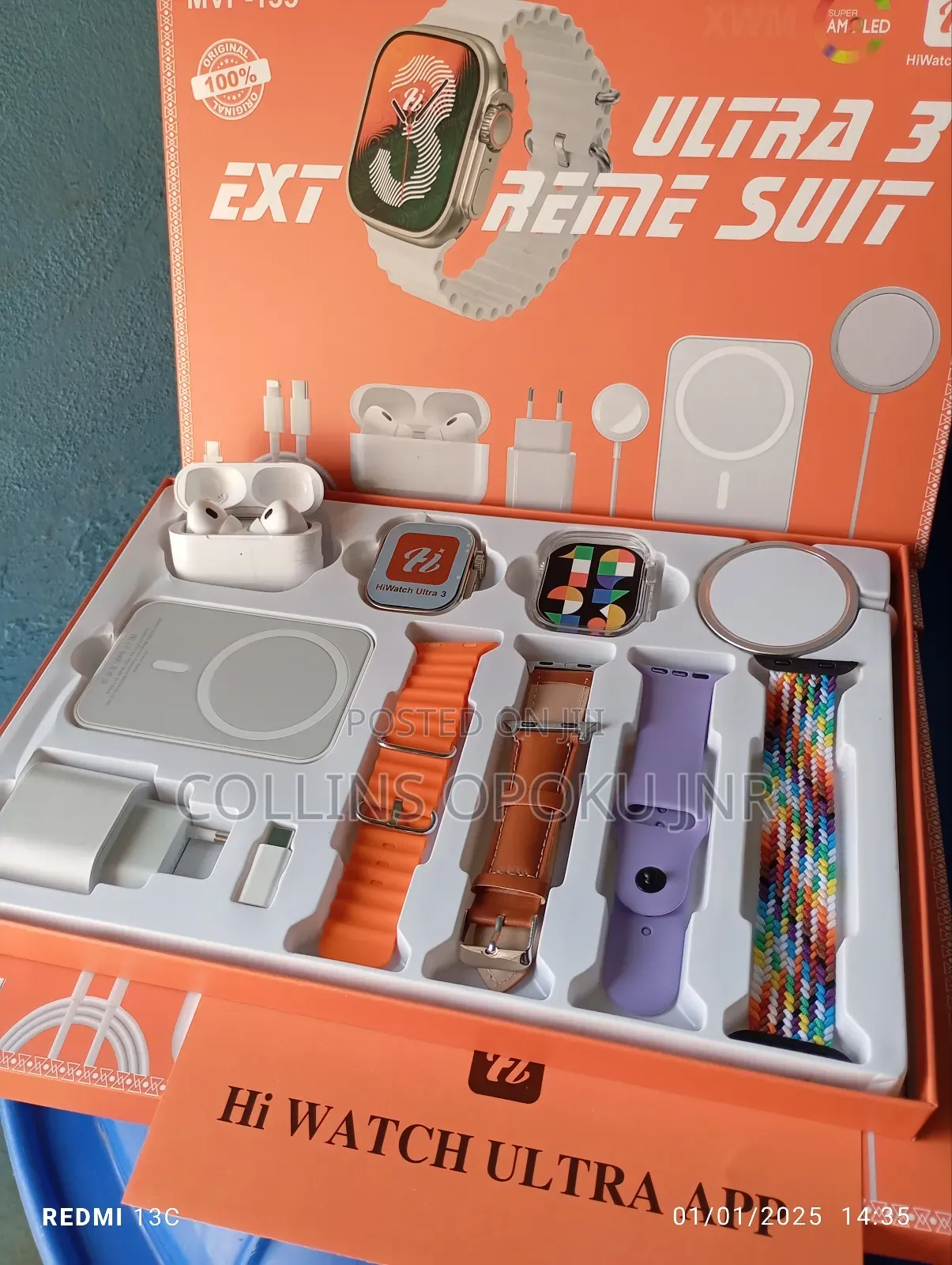 MVP 135 Extreme Smartwatch
With Magsafe, Airpods - Silver