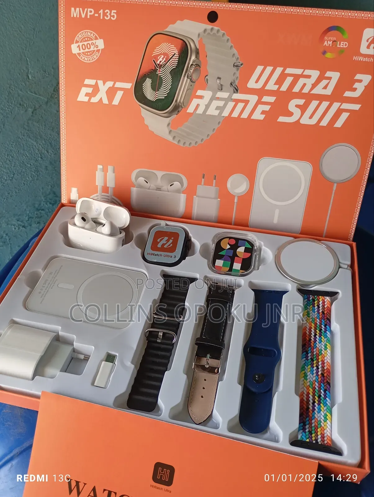 Xtreme Smartwatch 12-in-1 Smart With Magsafe, Airpods-Black