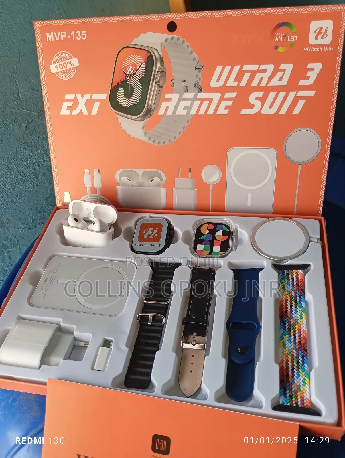 Xtreme Smartwatch 12-in-1 Smart With Magsafe, Airpods-Black