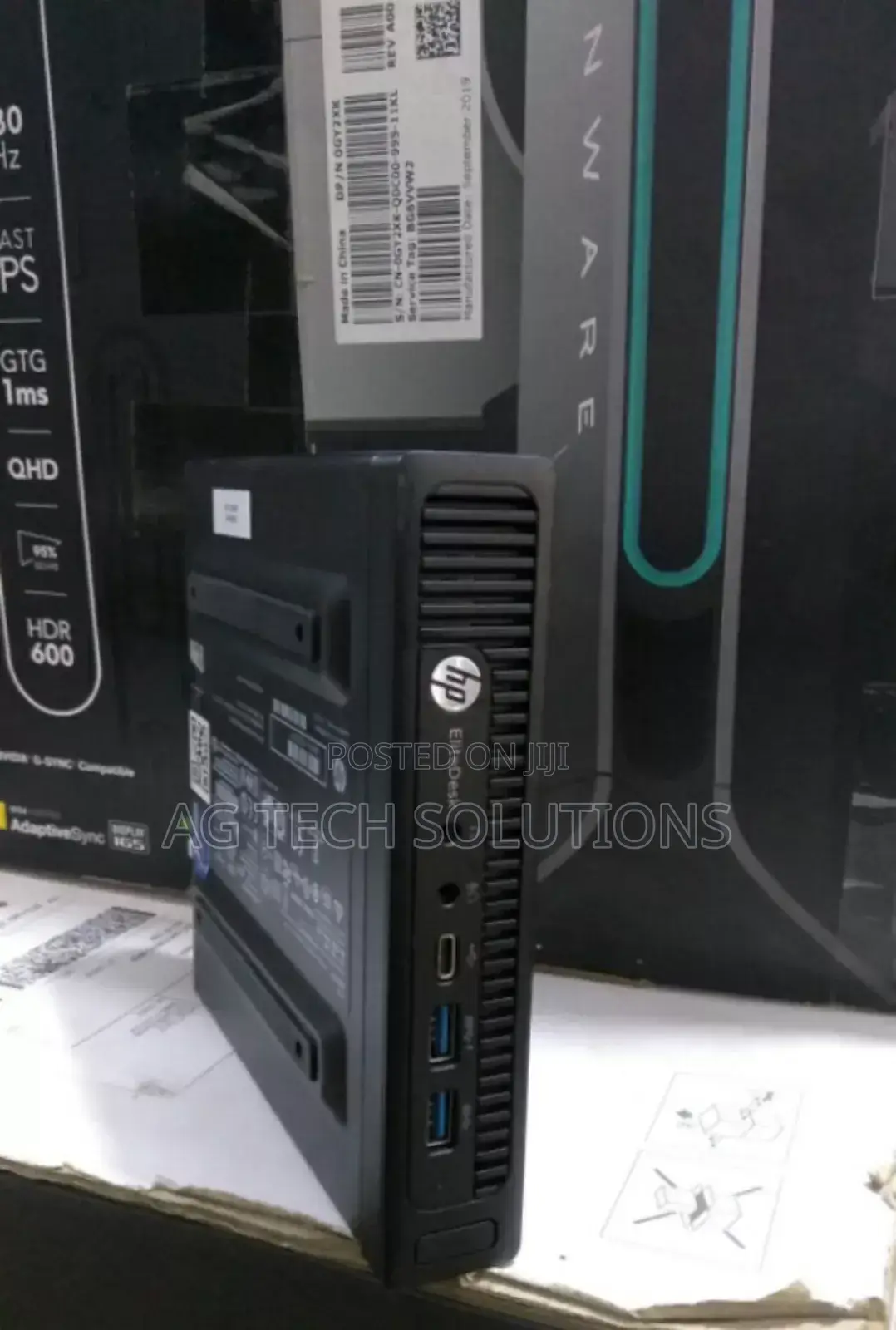Desktop Computer HP EliteDesk 800 G3 8GB Intel Core I5 SSD 256GB