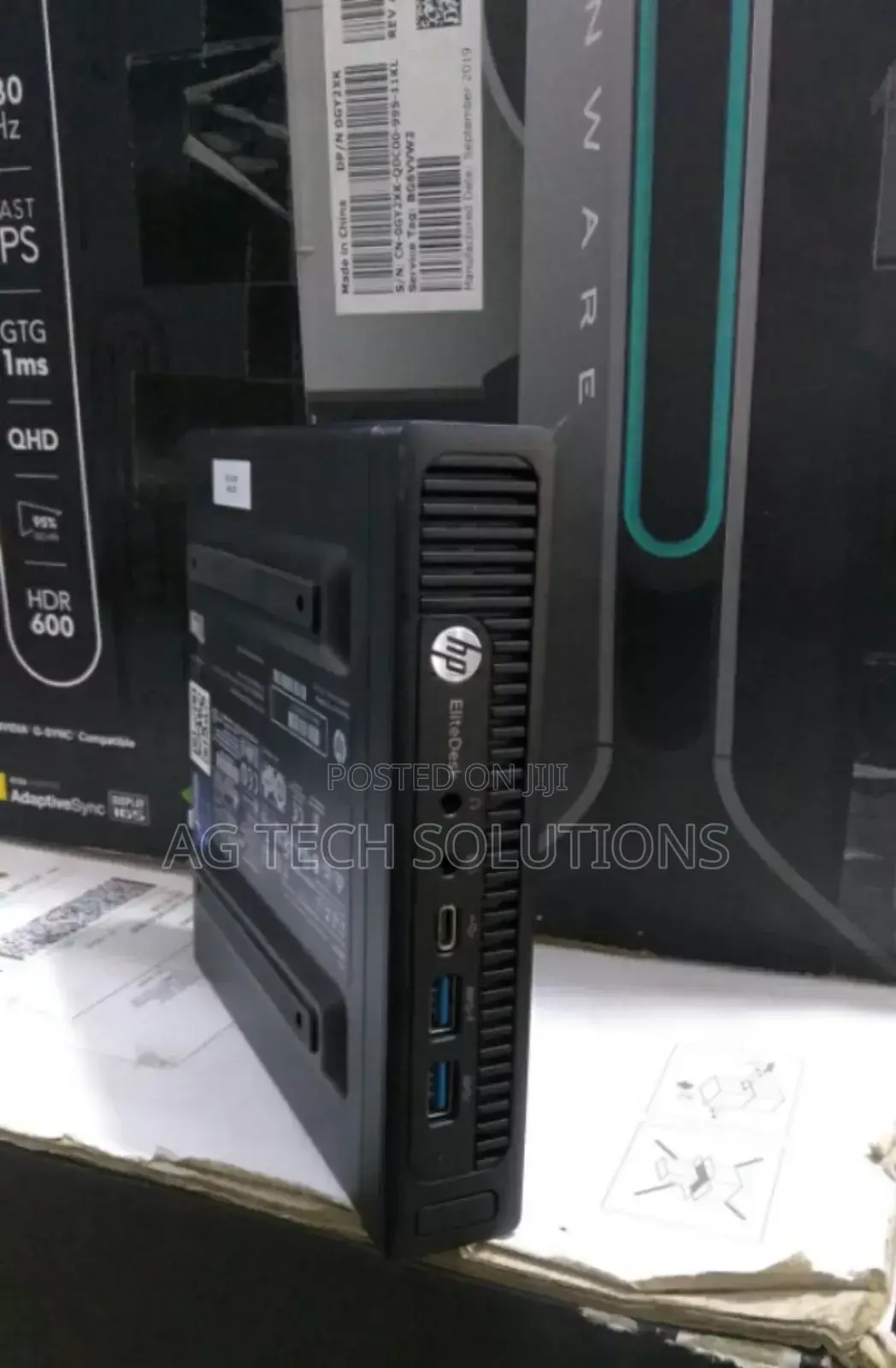Desktop Computer HP EliteDesk 800 G3 8GB Intel Core I5 SSD 256GB